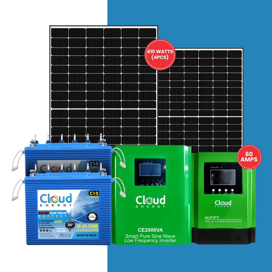 2KVA CLOUD ZERO SOLAR OPAL TUBULAR