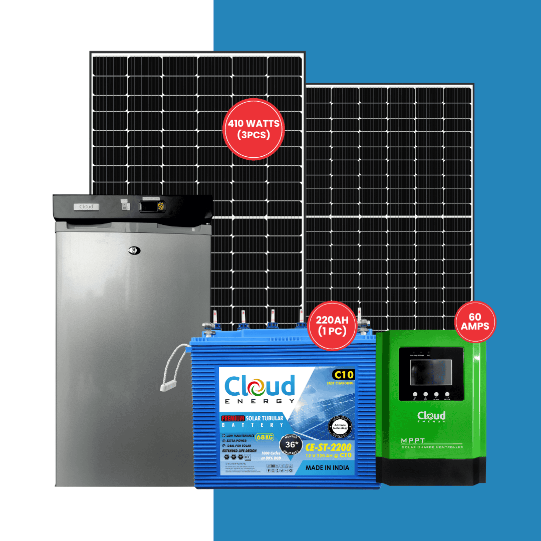 80L VACCINE FRIDGE ROOFTOP SOLAR BUNDLE